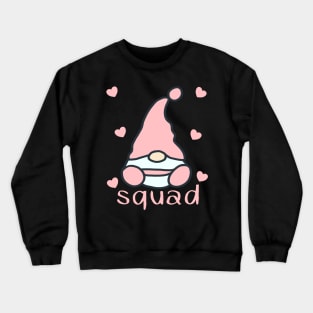 Funny Gnome Birthday Squad Group Crewneck Sweatshirt